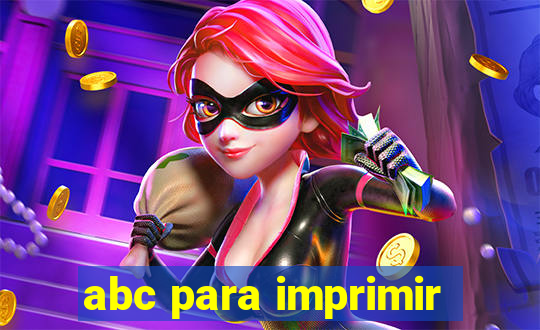 abc para imprimir